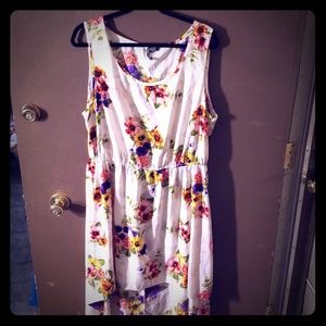 High Low Floral Dress